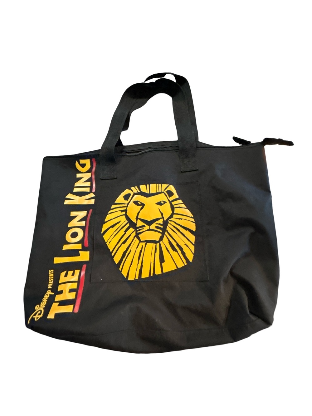 Disney Theatrical Group The Lion King Broadway Musical Tote Bag Black